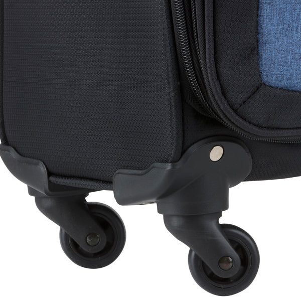 TravelZ Triple Pocket Suitcase (L) Black