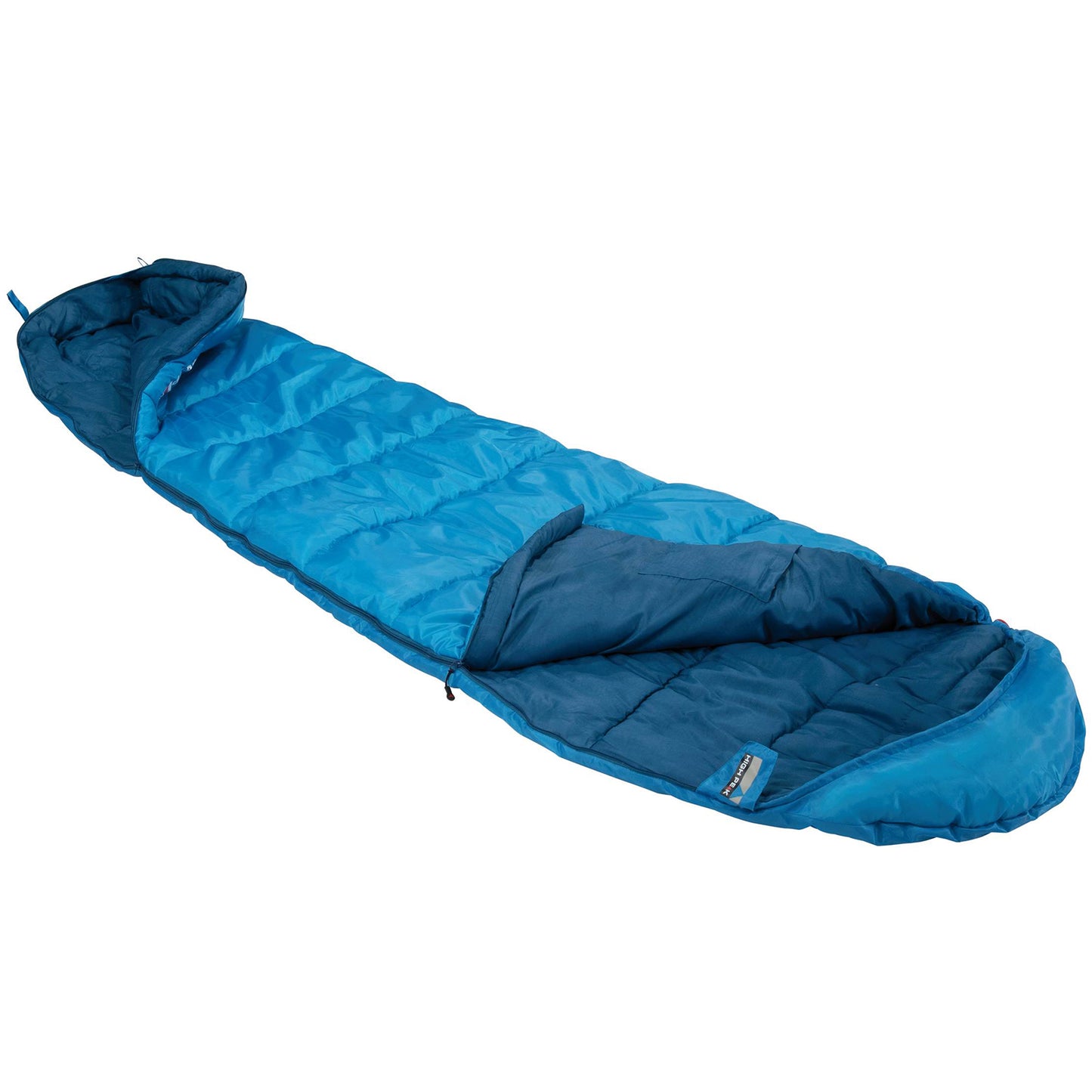 Sleeping bag High Peak Trek 2/+2°C Blue/Dark Blue Left (23095)