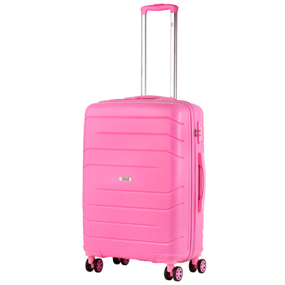 Чемодан TravelZ Big Bars (M) Pink