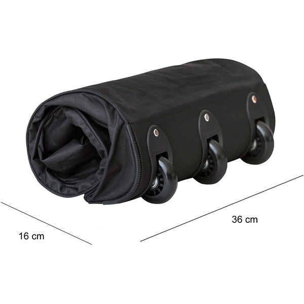 Travel bag on wheels TravelZ Wheelbag 100 Black