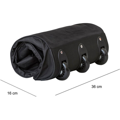 Travel bag on wheels TravelZ Wheelbag 100 Black