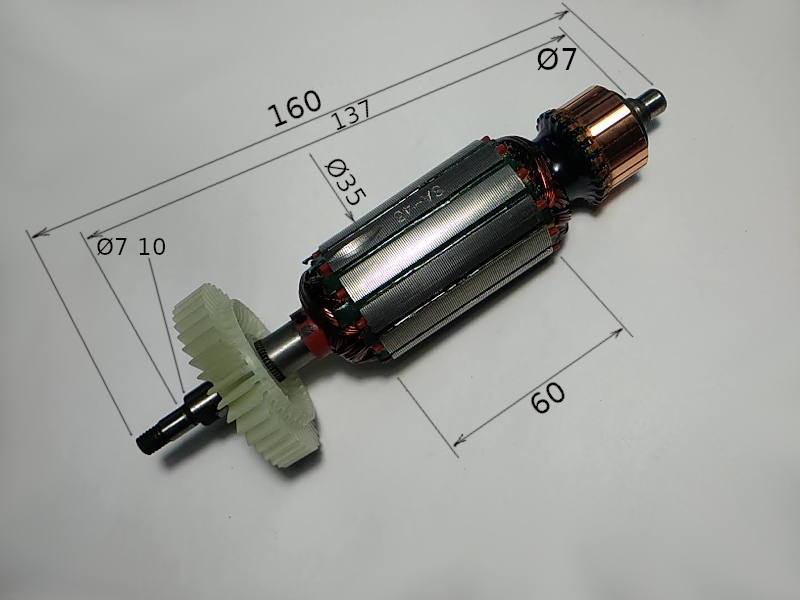 Ferm 125 d35 L160 резьба спилы