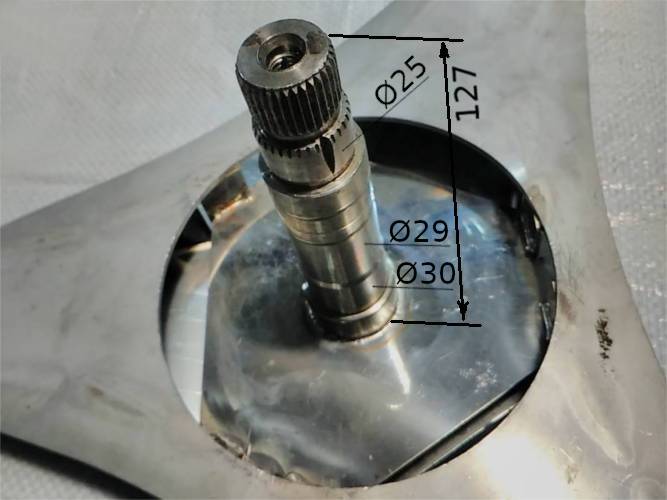 Miele 04264766 нержавейка