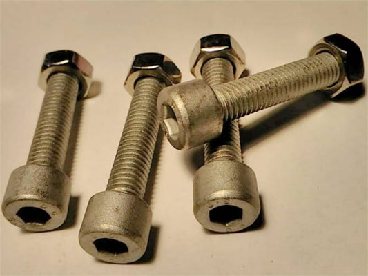 анодированные с нержавеющей гайкой