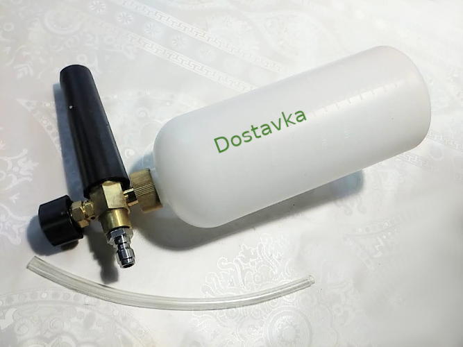 пенобачок 1л латунь быстросъём регулировка