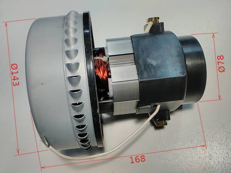 Thomas, Hoover, Karcher Washing vacuum cleaner electric motor engine  DWD-P72 h168 d143 1200W Ametek replacement