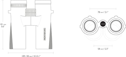 Binoculars Hawke Frontier APO 10x42 Green (38512) 