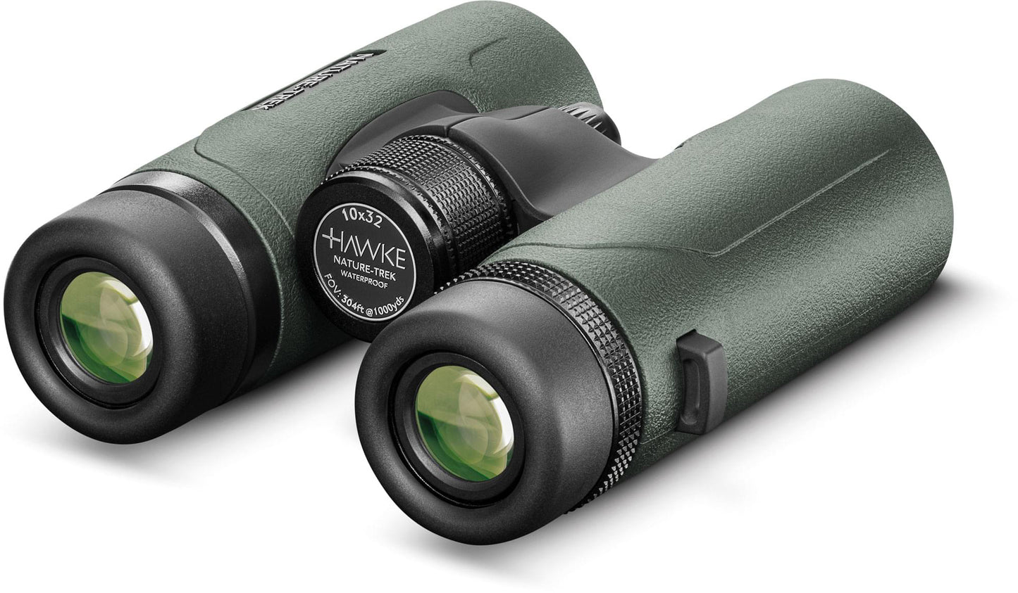 Binoculars Hawke Nature Trek 10x32 Top Hinge Green (35101)
