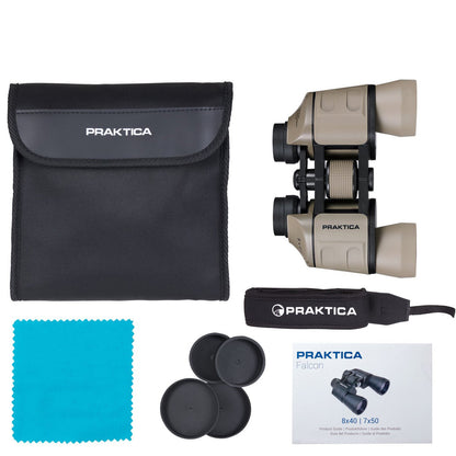 Binoculars Praktica Falcon FMC WA 8x40 Sand (PRA203)