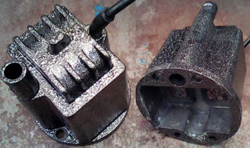 Верхняя часть корпуса с нижним забором