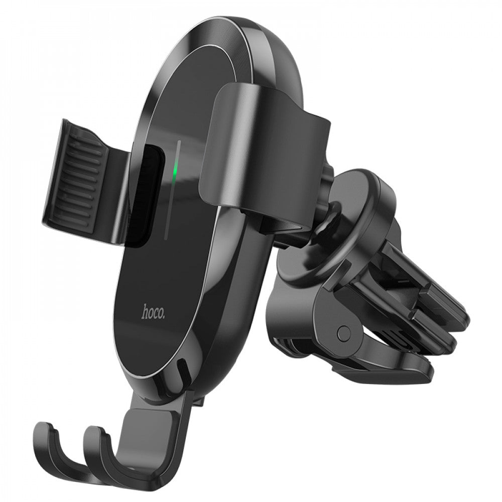 Car Holder Hoco CA105 Guide three-axis linkage wireless charging – black
