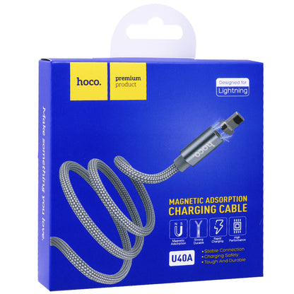 Lightning Cable 2A (1m) — Hoco U40A Magnetic