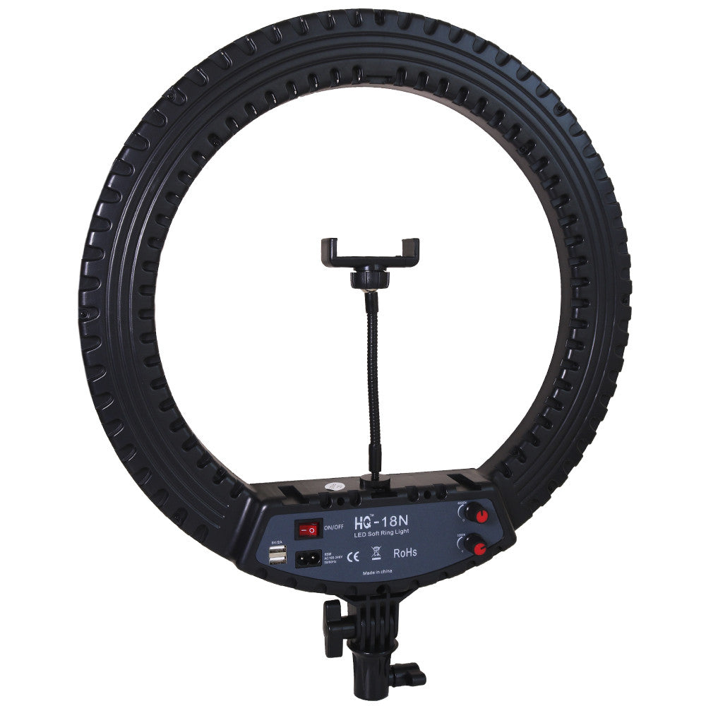 LED Ring Lamp 46 cm 18" 55W HQ-18N
