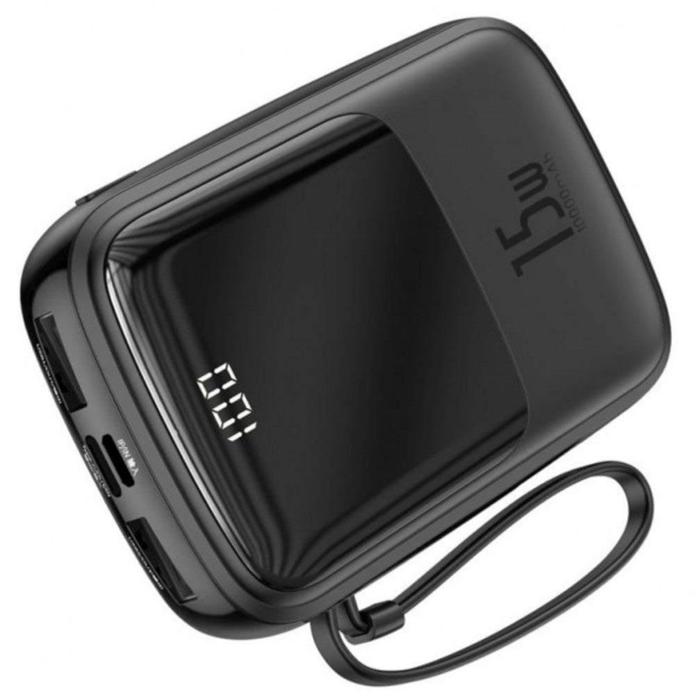Power Bank 20000 mAh | 15W | Digital Display - Baseus (PPQD-G) - PPQD-G01 Black