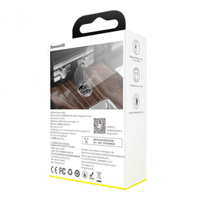 Car Charger | 30W | 1U – Baseus (VCHX-A0G) Tiny Star Mini Quick Charge USB Port Gray – VCHX-A0G Gray