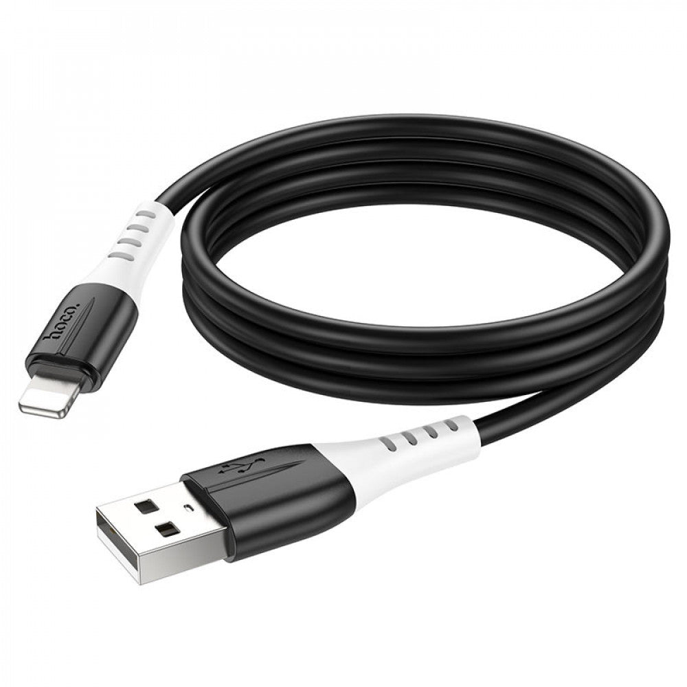 Lightning cable 3A (1m) – Hoco X82 silicone – Black