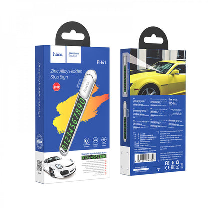 Metal hidden stop sign – Hoco PH41 Promise metal hidden stop sign – Silver
