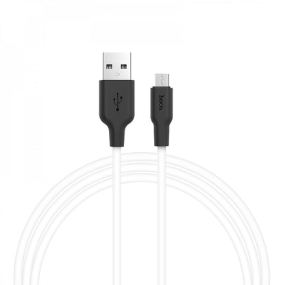 Cable Micro 2.4A (1m) – Hoco X21 Plus Silicone – Blackblue