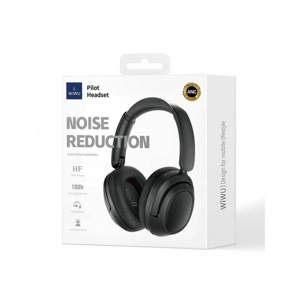 Bluetooth Headphones – WiWU TD-03 Pilot – Black