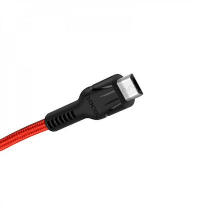 Cable Micro 2.4A (1.2m) – Hoco U31 – Black