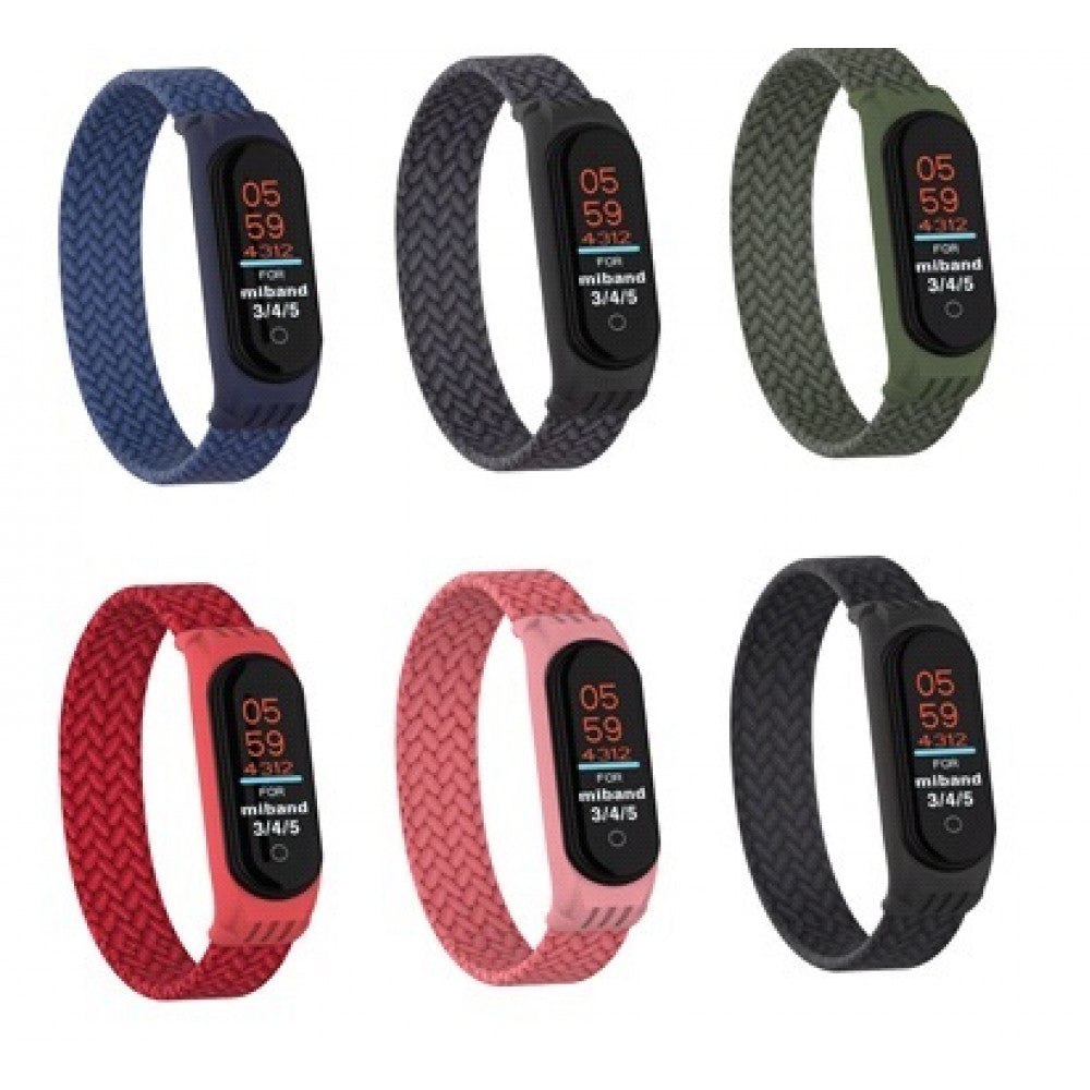 Reminets Nylon Solo Loop – Xiaomi Mi Band 5 | 6 - Colorful