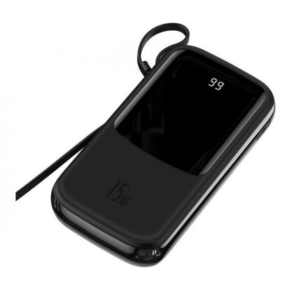 Power Bank 20000 mAh | 15W | Digital Display - Baseus (PPQD-G) - PPQD-G01 Black