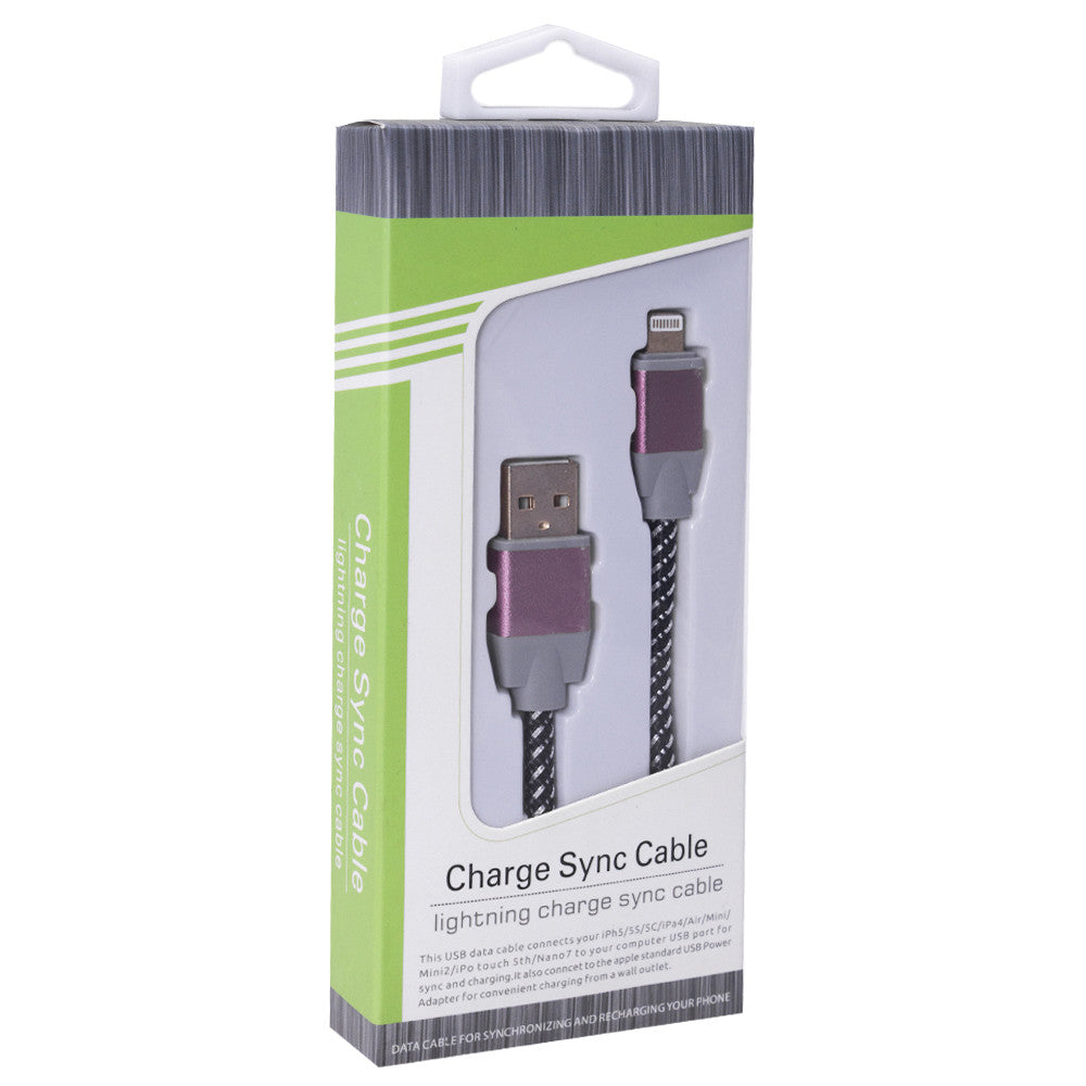 Lightning cable 2A (1m) - Sync MultiColor