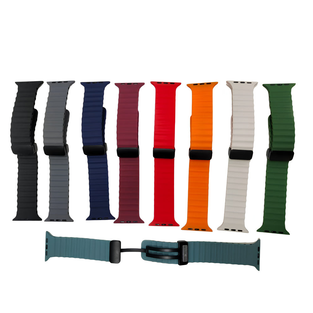 Reminets Magic Lock Ocean Design – Apple Watch 42 mm | 44mm | 45mm | 49 mm - Black