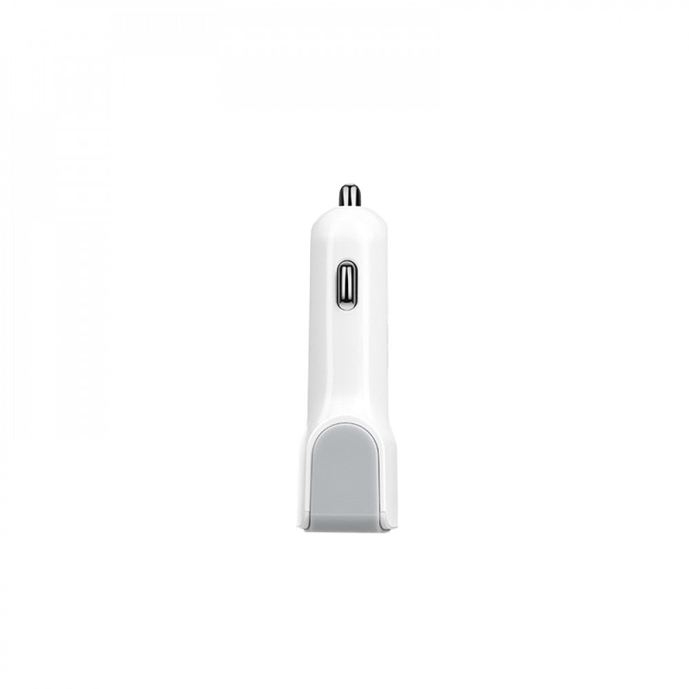 Car Charger | 2.4A | 2U - Hoco Z23 White