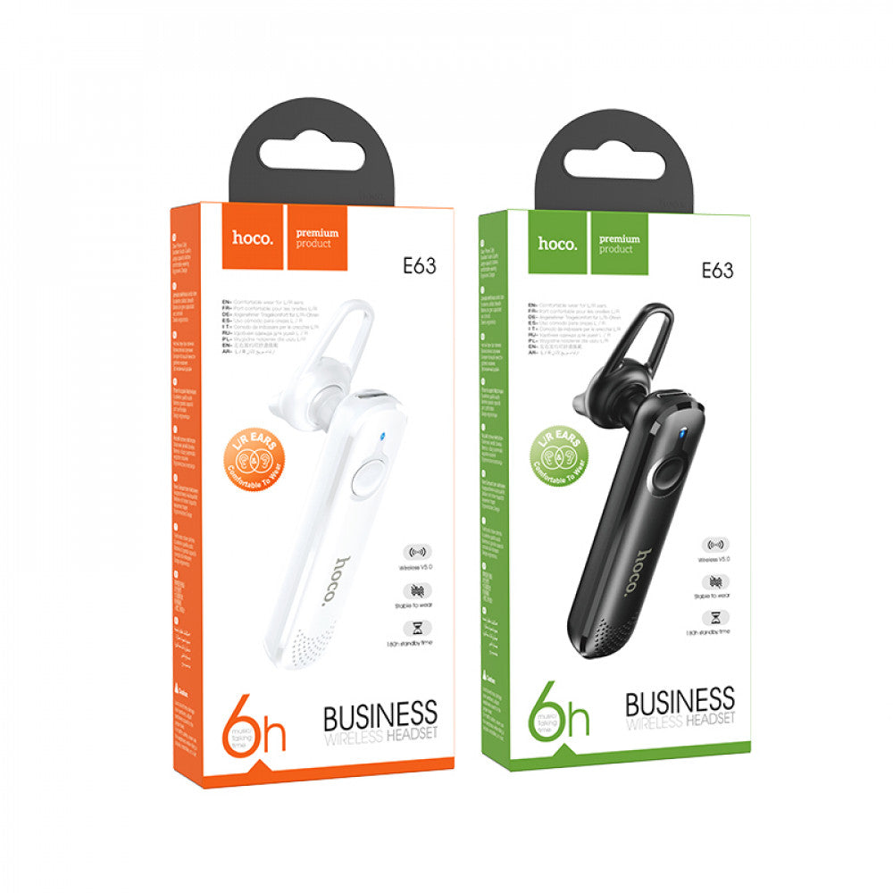 Bluetooth Headset – Hoco E63 – White