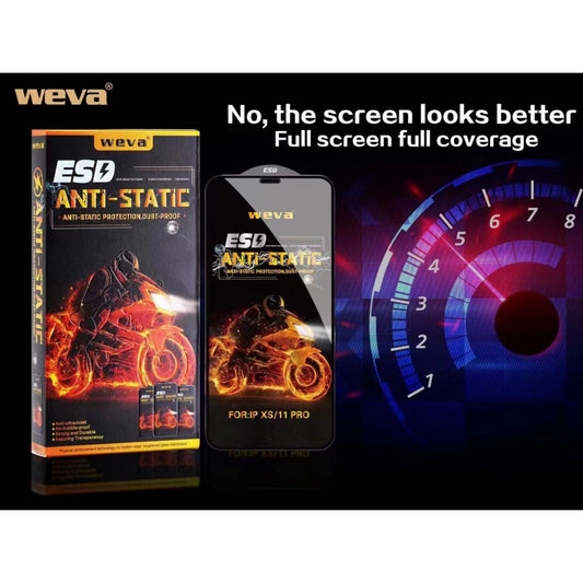 Protective glass Super X ESD Antistatic Samsung A10 (Black)