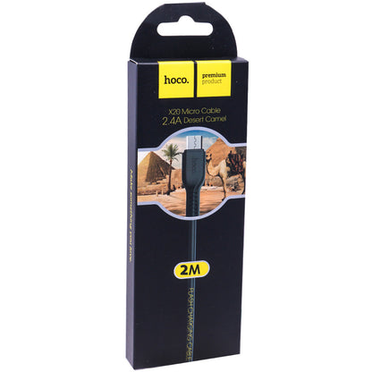 Cable Micro 2A (2m) – Hoco X20 – Black