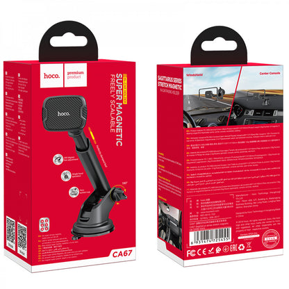 Car Holder Hoco CA67 Sagittarius series stretch magnetic – black