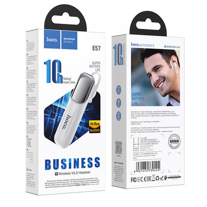 Bluetooth Headset – Hoco E57 – White