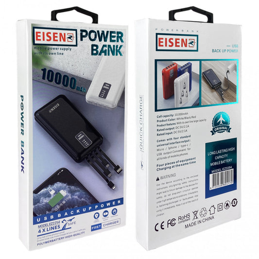 Power Bank 10000 mAh – Eisen EZ2254