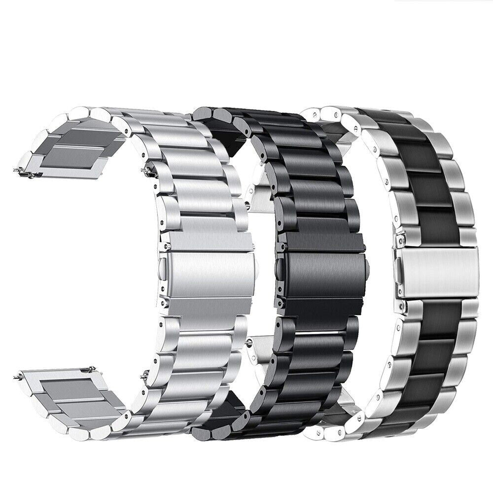 Reminets Rolex 3 Bead – Apple Watch 42 mm | 44mm | 45mm | 49 mm Black &amp; Silver