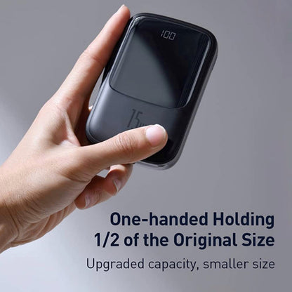 Power Bank 20000 mAh | 15W | Digital Display - Baseus (PPQD-F) - PPQD-F01 Black
