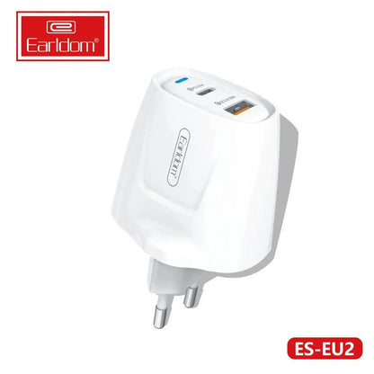 Home Charger | 20W | 1U | PD - Earldom ES-EU2