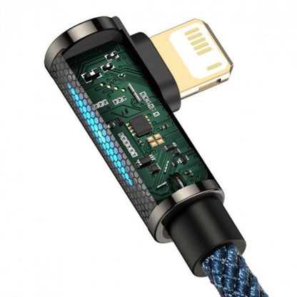 Lightning cable 2.4A (2m) - Baseus (CACS000103) Legend Series Elbow - CACS000103 Blue