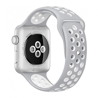 Reminets Sport Nike – Apple Watch 38 mm | 40 mm | 41 mm - White &amp; Gray