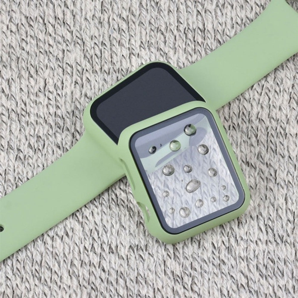 Reminets Silicon &amp; Glass – Apple Watch 38 mm | 40mm - Black