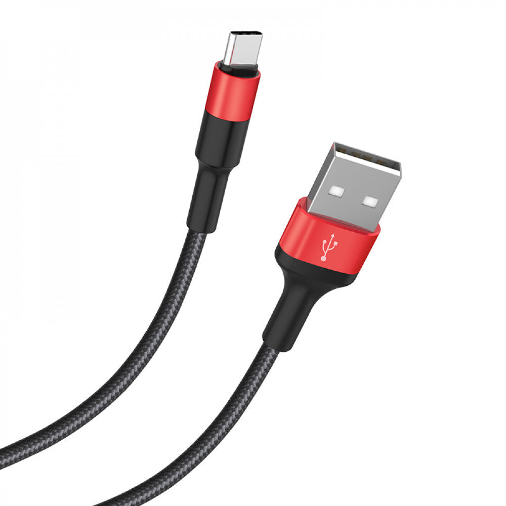 USB C cable 2A (1m) – Hoco X26 – Black&amp;Gold