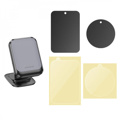 Magnetic car holder with adhesive base Hoco H25 — Black