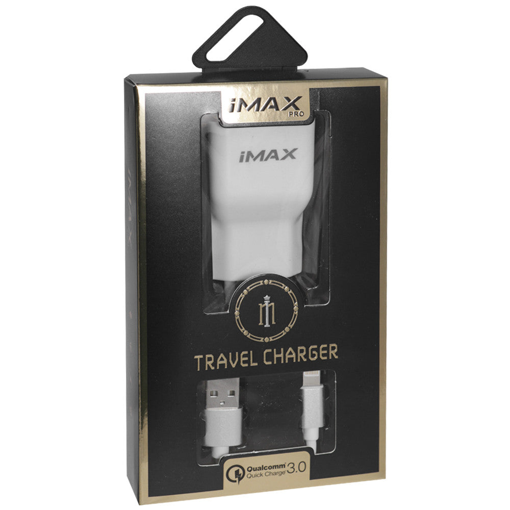 Home Charger | 2.0A | 1U | Micro Cable (1m) – iMax White