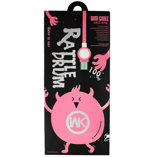 Cable Micro 2.1A (1m) - Remax Rattle Drum Blue Red Gray