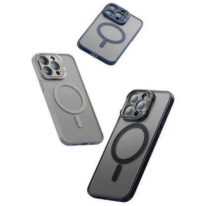 Rock Guard Foldable Series TPU Case with Magsafe - iPhone 15 Pro Max - Titanium Gray