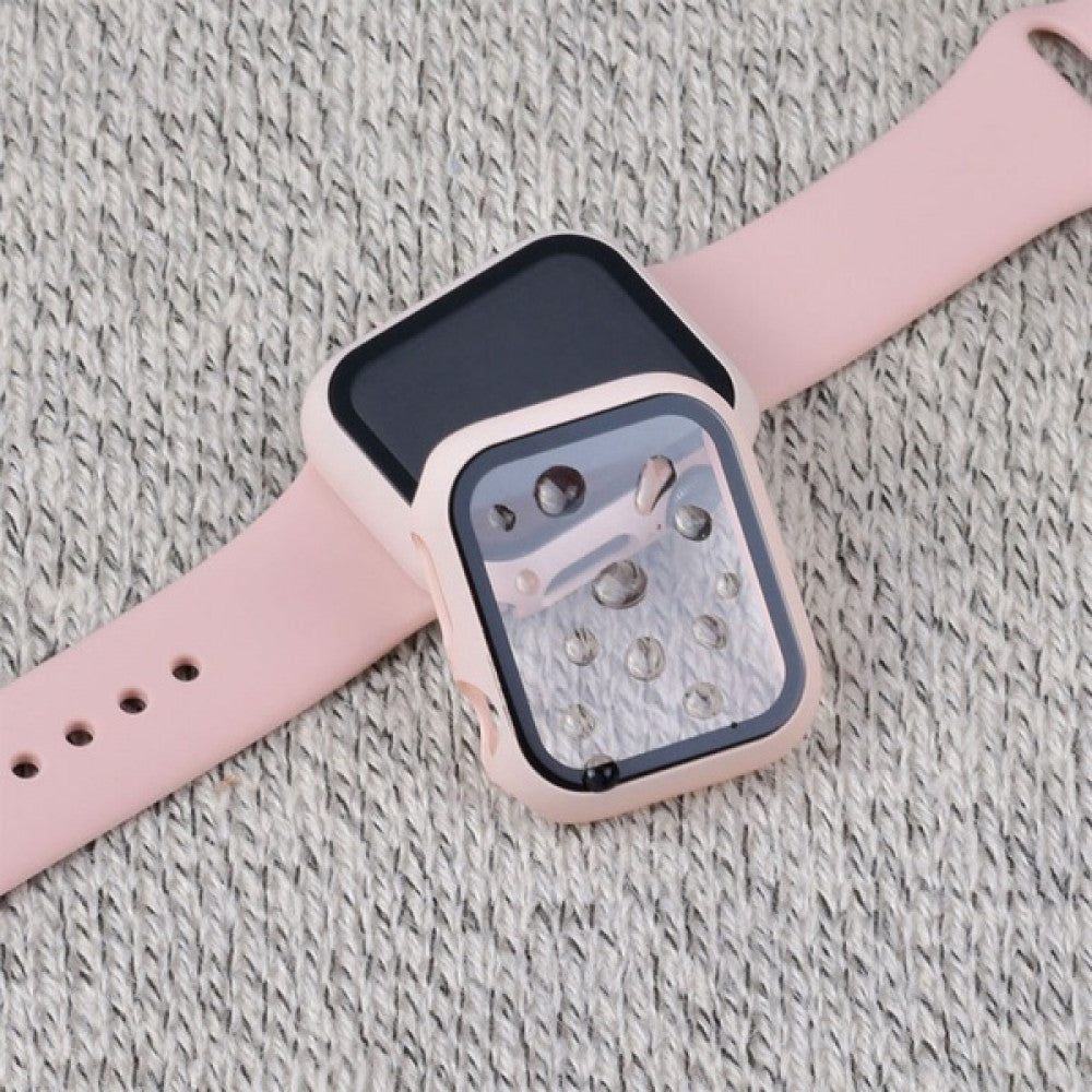 Reminets Silicon &amp; Glass – Apple Watch 38 mm | 40mm - Black
