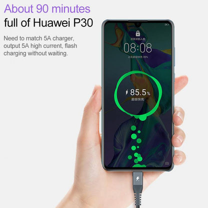 USB C cable 5A (2m) – Momax DA18E Space Gray