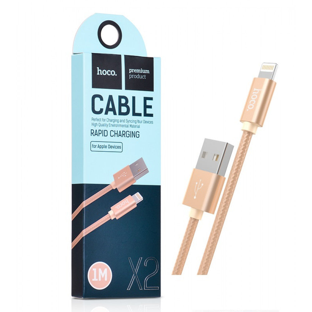 Lightning cable 2A (1m) – Hoco X2 – Tarnish