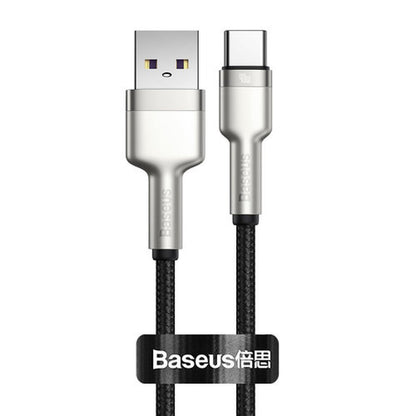 USB C cable 40W (0.25m) – Baseus (CATJK-01) Cafule Series Metal Data – CATJK-01 Black